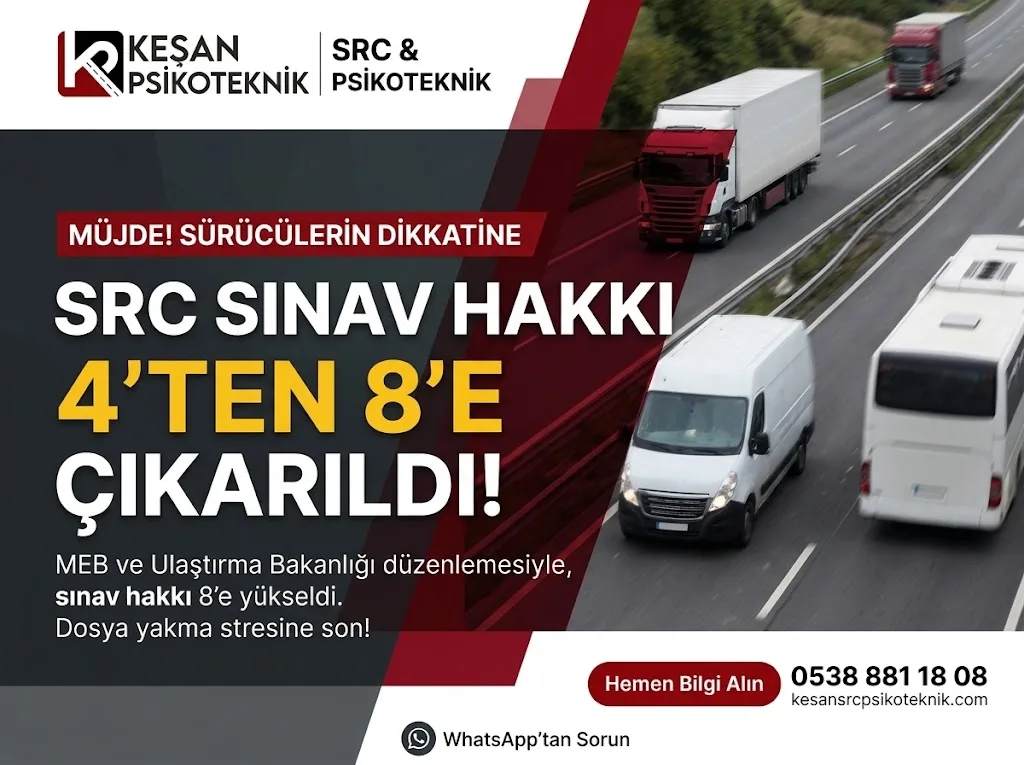 SRC Belgesi Sınav Haklarında Önemli Değişiklik